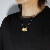 Personalized Multi-name Engraved Pendant Necklace for Men