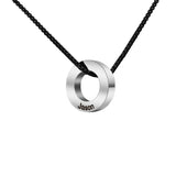 Personalized Multi-name Engraved Pendant Necklace for Men
