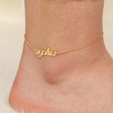 Personalized Name Anklet ? Ankle Name Bracelet ? Initial Anklet