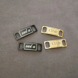 Personalized Name Bar Shoe-buckle Stainless Steel Buckie Engrave BFF