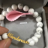 Personalized Name Bead Bracelet Stainless Steel Jewelry Xmas Gift