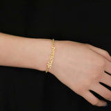 Custom Name Bracelet Stainless Steel Couple Jewelry