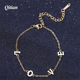 Custom Stainless Steel Name Bracelet & Anklet for Women