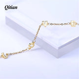 Custom Stainless Steel Name Bracelet & Anklet for Women