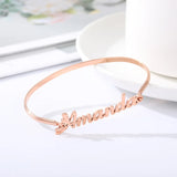 Personalized Name Bracelet Bridesmaid Gift Bracelet Cuff Couple Bracelet