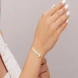 Personalized Name Bracelet Couple Stainless Steel Bracelets Baby Girl