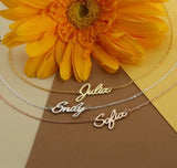 Personalized Name Bracelet Stainless Steel Gift For Women Girls