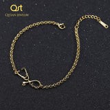 Personalized Name Bracelet Stethoscope Charm Bracelet Stainless Steel