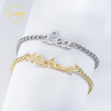 Personalized Name Bracelet For Women Stainless Steel Names Bracelets