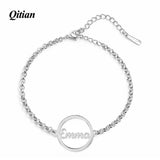 Custom Nameplate Bracelet - Stainless Steel Jewelry