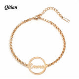Custom Nameplate Bracelet - Stainless Steel Jewelry