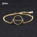 Custom Nameplate Bracelet - Stainless Steel Jewelry