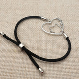Personalized Kitty Cat Name Bracelet Rope Bangle Men Women Gift Pet
