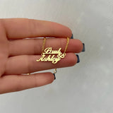 Personalized Stainless Steel Name Bracelet Double Layer Bangle