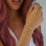 Personalized Stainless Steel Name Bracelet, Couple Gift, Bridesmaid Bracelet