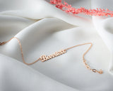 Custom Steel Name Bracelet - Women