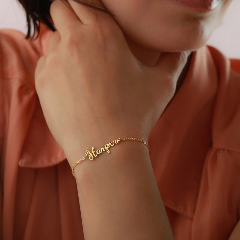 Personalized Name Bracelet - Stainless Steel Name Jewelry