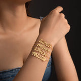 Personalized Name Bracelet Stainless Steel Pendant Bracelet