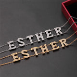 Personalized Name Bracelet Micro Pave CZ Charm Bracelets