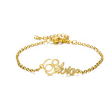 Personalized Name Bracelet Stainless Steel Chain Nameplate Bracelets