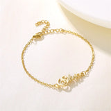 Personalized Name Bracelet Stainless Steel Chain Nameplate Bracelets