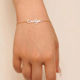 Personalized Name Bracelet for Women - Custom Heart Charm Jewelry