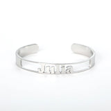 Custom Name Bracelets Stainless Steel Bangle For Women