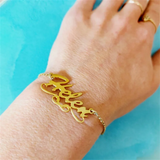 Personalized Name Bracelets Stainless Steel Chain Jewelry