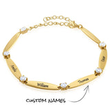 Personalized Crystal Name Bracelet for Women
