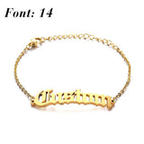 Personalized Name Bracelets for Women - Stainless Steel