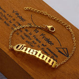 Personalized Name Bracelets for Women - Stainless Steel