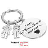 Personalized Granny Gift Keychain This Awesome Granny Belongs to...