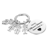 Personalized Granny Gift Keychain This Awesome Granny Belongs to...