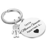 Personalized Granny Gift Keychain This Awesome Granny Belongs to...