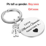 Personalized Granny Gift Keychain This Awesome Granny Belongs to...
