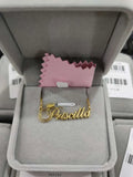 Personalized Name Crown Necklace Pendants Women's Jewelry