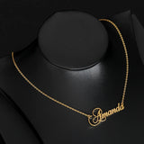 Personalized Name Crown Necklace Stainless Steel Charm Name Jewelry Any Name