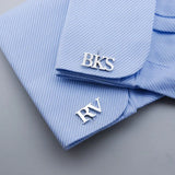 Personalized Rose Cufflinks Stainless Steel Jewelry Groomsman Gift