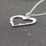 Personalized Name Necklaces Pendants Stainless Steel Long Pendant Necklace