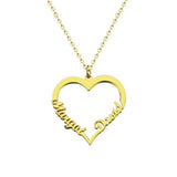 Personalized Name Necklaces Pendants Stainless Steel Long Pendant Necklace