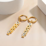 Personalized Name Earrings Double Plated Stainless Steel Gift
