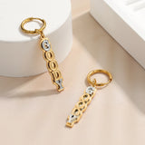 Personalized Name Earrings Double Plated Stainless Steel Gift