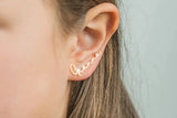 Custom Name Earrings, Stainless Steel Studs, Bridesmaid Jewelry