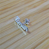 Personalized Name Earrings 925 Silver Customize Letters Party/Wedding Jewelry