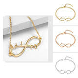 Infinity Rose Bracelet & Friendship Cuff