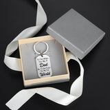 Personalized Name Keychain Men Car Keychain Stainless Steel Fish Hook Charm