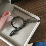 Custom Arabic Name Keychain Stainless Steel Letter Nameplated Keychains
