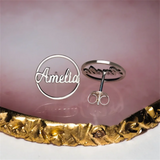 Customize Name Stainless Steel Stud Earrings for Women