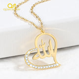Personalized Arabic Name Necklace Stainless Steel Islam Gift Pendant