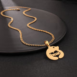Personalized Name Necklace Bear Necklace Jewelry Animal Necklace Women Men Gift